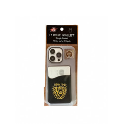 Black Slim Silicone Card Wallet