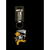 Vintage Walking Tiger with Flag Keychain
