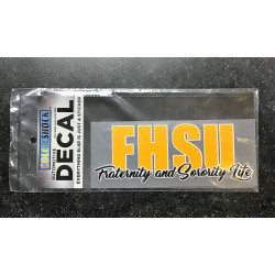FHSU Fraternity and Sorority Life Decal