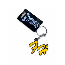 FH Black Metal Keychain