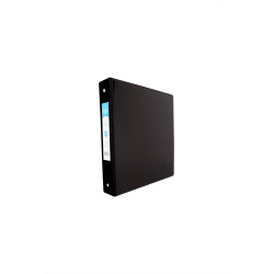 Black 3" O-Ring Clear View Heavy Duty Binder