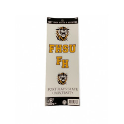 FHSU Custom  4 Sticker Sheet