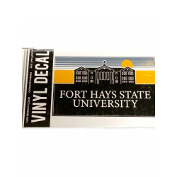 Rectangle 3x5 Rectangle White Vinyl Sticker, Uscape Apparel