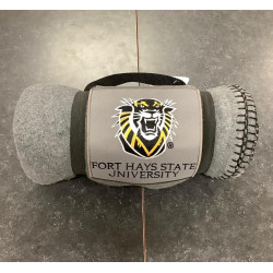 Grey Fleece Stadium Blanket