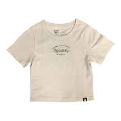 Women's Uscape Cropped Ribbed T-Shirt