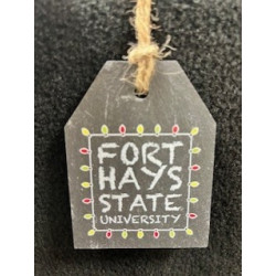 Fort Hays Slate Ornament