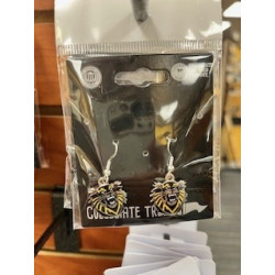 Tiger Head Earrings Dangle