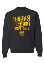 Men's/ Unisex Freedom Wear Black and Gold Crewneck