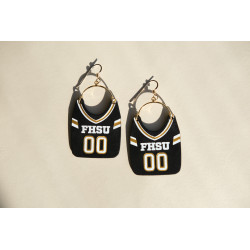 Accessories Jewelry Nickel and Suede Jersey Earring