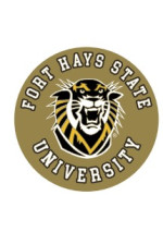 Spirit 3/4" Etched Enamel Lapel Pin FHSU