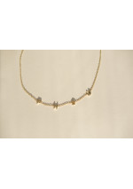 Nickel and Suede Initial Necklace FHSU