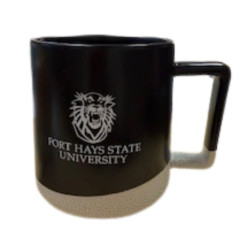 Collegiate Trends 17oz Matte angle bottom, Black