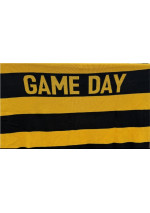 Black & Gold Game Day Throw Blanket