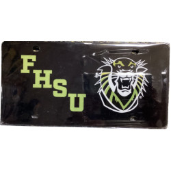Wincraft License Plate FHSU with Tiger Head